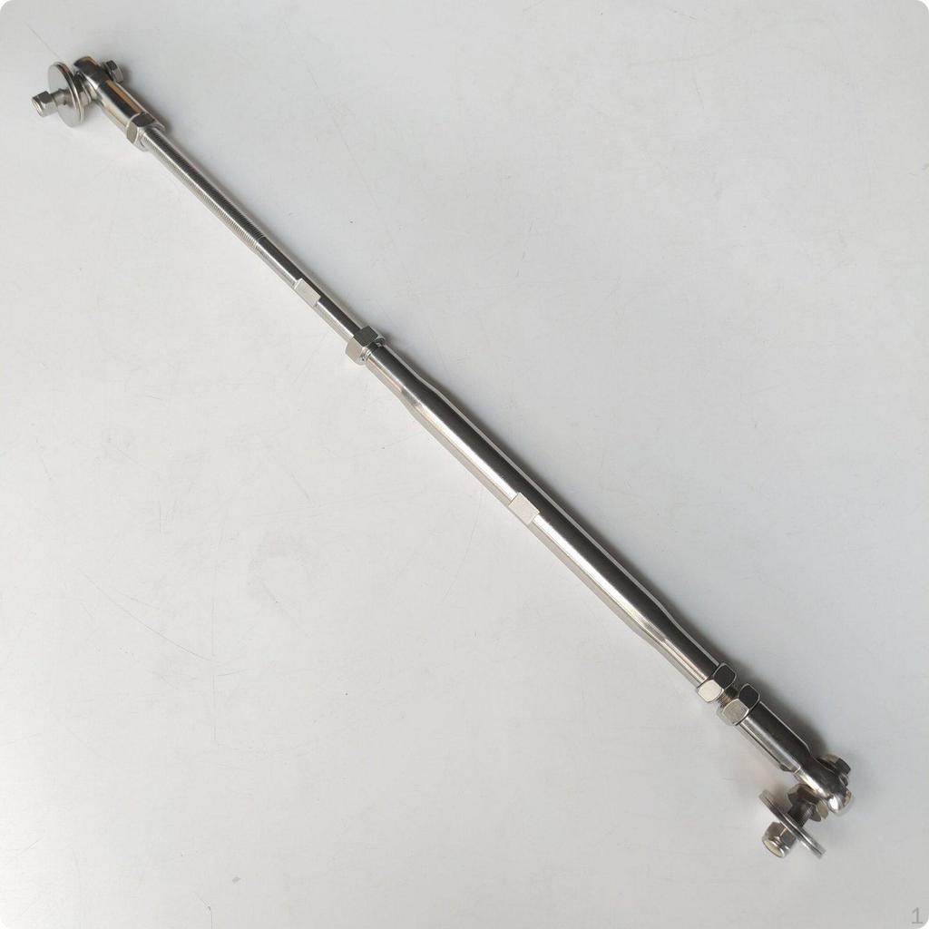 Two Engine Link Rod Universal Fit Twin Outboard Tie Rust Resistant Stainless Steel Connector Bar