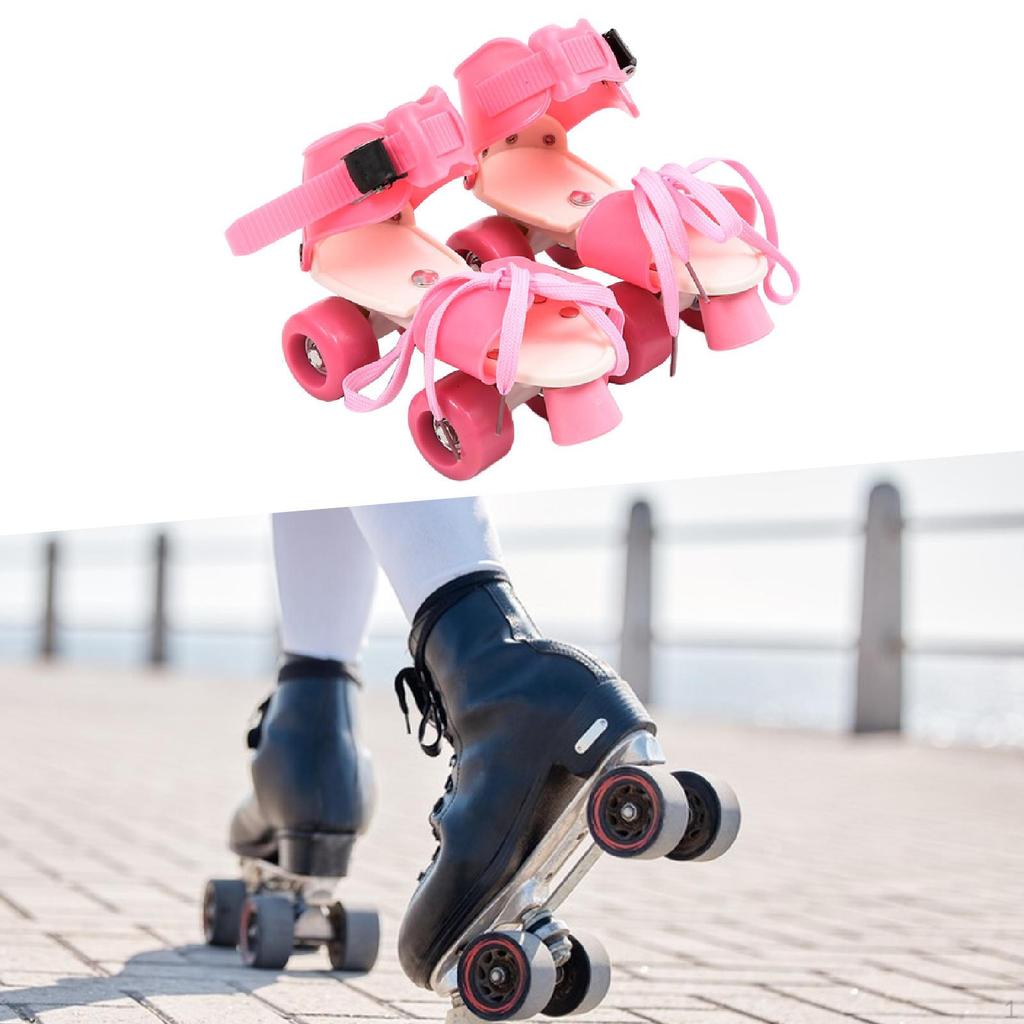 Dětské kolečkové brusle, dvouradové, lehké a pohodlné, čtyřkolečkové chrániče pro děti,