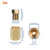 4 Sets 3/16" Brake Line Connector 3/8-24 Threaded Brake Line Fittings & Brass Unions Brake Line Tool Car Accessories