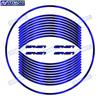 For Kawasaki ER-6N ER6N Motorcycle 17 Inch Front And Rear Wheel Hub Sticker Waterproof Reflective Decorative Rim Stickers Decal