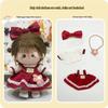 20cm Cotton Doll Dress-Up Set: Cute Figure Skirt & Overalls