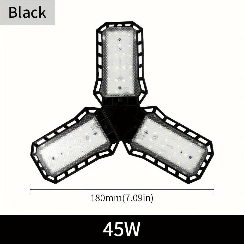 

Super Bright LED Bulb For Garage E26/E27 45W 60W 80W 10000LM Adjustable Panel Shop Lighting Screw Base For Basement Workshop Cold White 6000K&220V(175-265V)