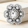Baroque Style Brooches for Women with Rhinestones Pearls Unisex Design for Elegant or Formal Attire