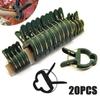 20pcs Reusable Plastic Plant Support Clips Clamps for Plants Hanging Vine Garden Greenhouse Vegetables Tomatoes Clips