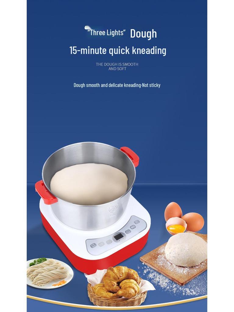 Amassadeira Elétrica Totalmente Automática de Aço Inoxidável com Fermentação e Provação