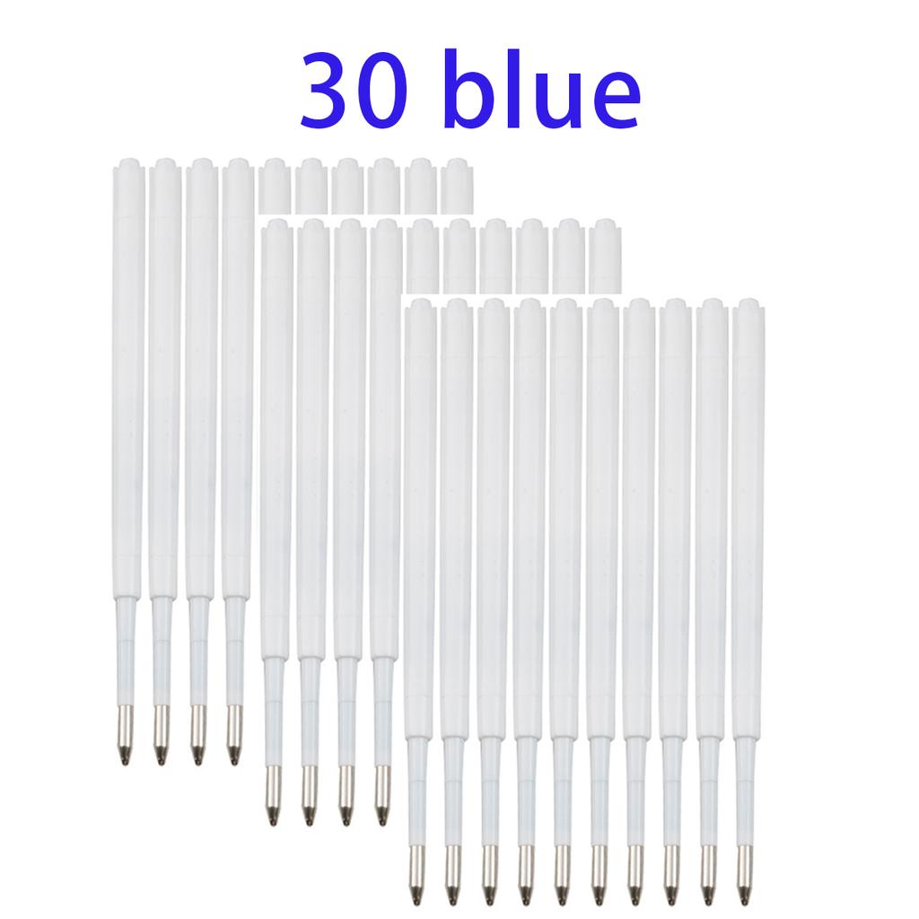 10-20pcs 0.7MM Ballpoint Pen Plastic G2 Refills Blue/Black Ink for Pens Writting Parts Office Stationery