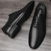 Fashion Genuine Leather Oxford Fotwear High Quality Mens Dress Shoes New Fashion Wedding Party Formal Shoes Lace Up Male Business Shoes