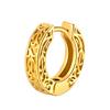 Vnox Thick Small Hoop Earrings for Men Teens, Anit Allergy Stainless Steel Huggies Earrings, Unisex Punk Rock Ear Jewelry