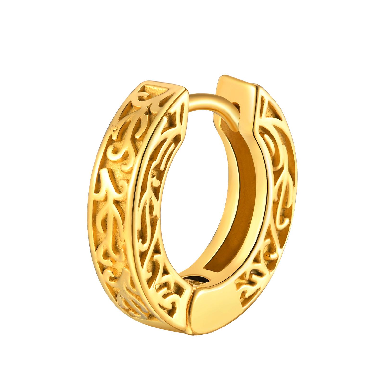 

Vnox Толстые маленькие серьги-кольца для мужчин, подростков, гипоаллергенные серьги-хагги из нержавеющей стали, унисекс панк-рок украшения для ушей