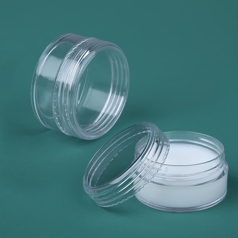 Portable Skincare Dispenser Set: Cosmetic Bottle & Cream Jar with Lid