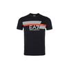 EA7 Printed Logo Crew Neck Casual Short Sleeve T-Shirt Men T-Shirts Black 3HPT34-PJ02Z-1200