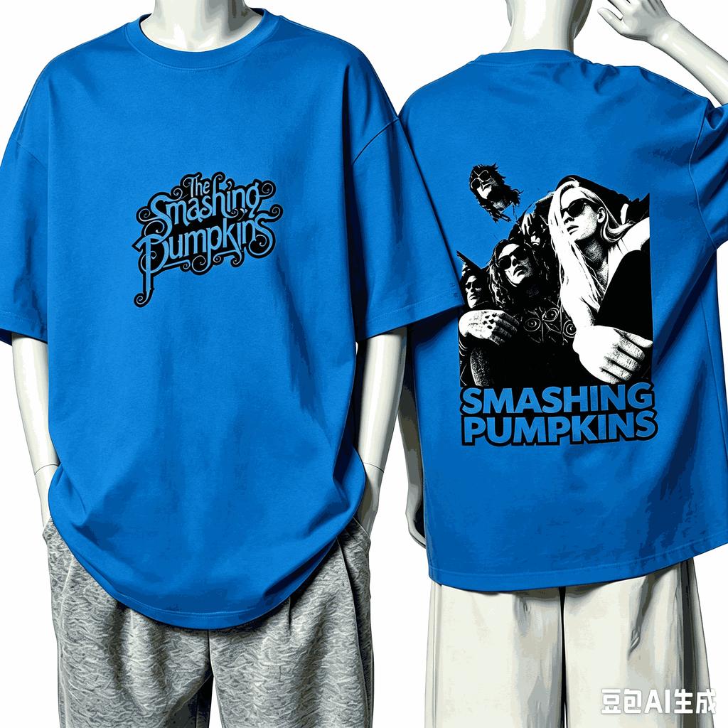 Smashing Pumpkins For Fan Gift Tshirt Unisex Unisex Harajuku Oversized Unisex Short Sleeve Streetwear High Quality Couples Classic