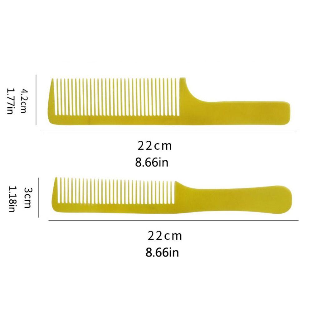 Peine Antiestático para Hombre Peine para Cortar el Cabello Cepillos para Peinar el Cabello Recto Peine Plano para Cortar Peluquero