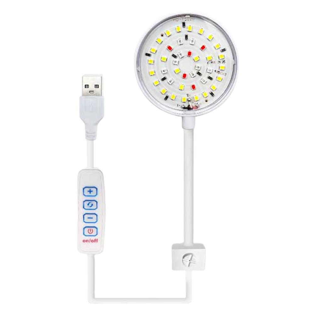 USB Kleines Aquariumlicht Dimmbare LED Bewegliche Aquariumlampe Fischlampe für Aquarium