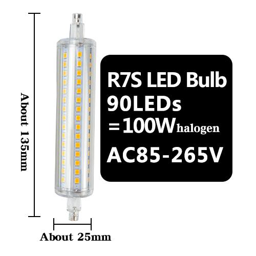 R7S J78 J118 Led Bulb Corn Lamp Dimmable 78mm 118mm 135mm 189mm Replace Halogen 25W 150W 500W Spotlight Floodlight AC220V 110V