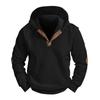 Autumn Winter Heavyweight Hoodie Men Vintage Hooded Hoodies Loose Pull On Loose Sweatshirt Male Knit Streetwear Hooded Pullovers