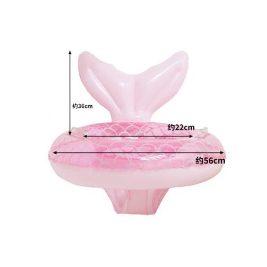 lulubelle Children's Swimming Pool Float, Mermaid Design, O-Shaped, Unisex, for Boys and Girls