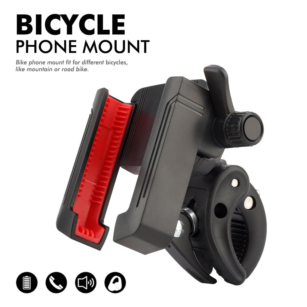 360 Rotation Motorcycle Phone Holder,Bicycle Handlebar Mount Bracket GPS Stand for Smartphone 4-7 inch,Anti-Shock Bike Accessory