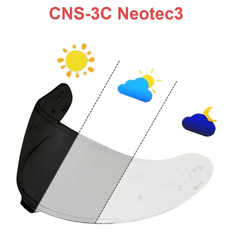 Motorhelm Vizier Voor SHOEI Neotec 3 CNS-3C Helm Vizier Helm Accessoires