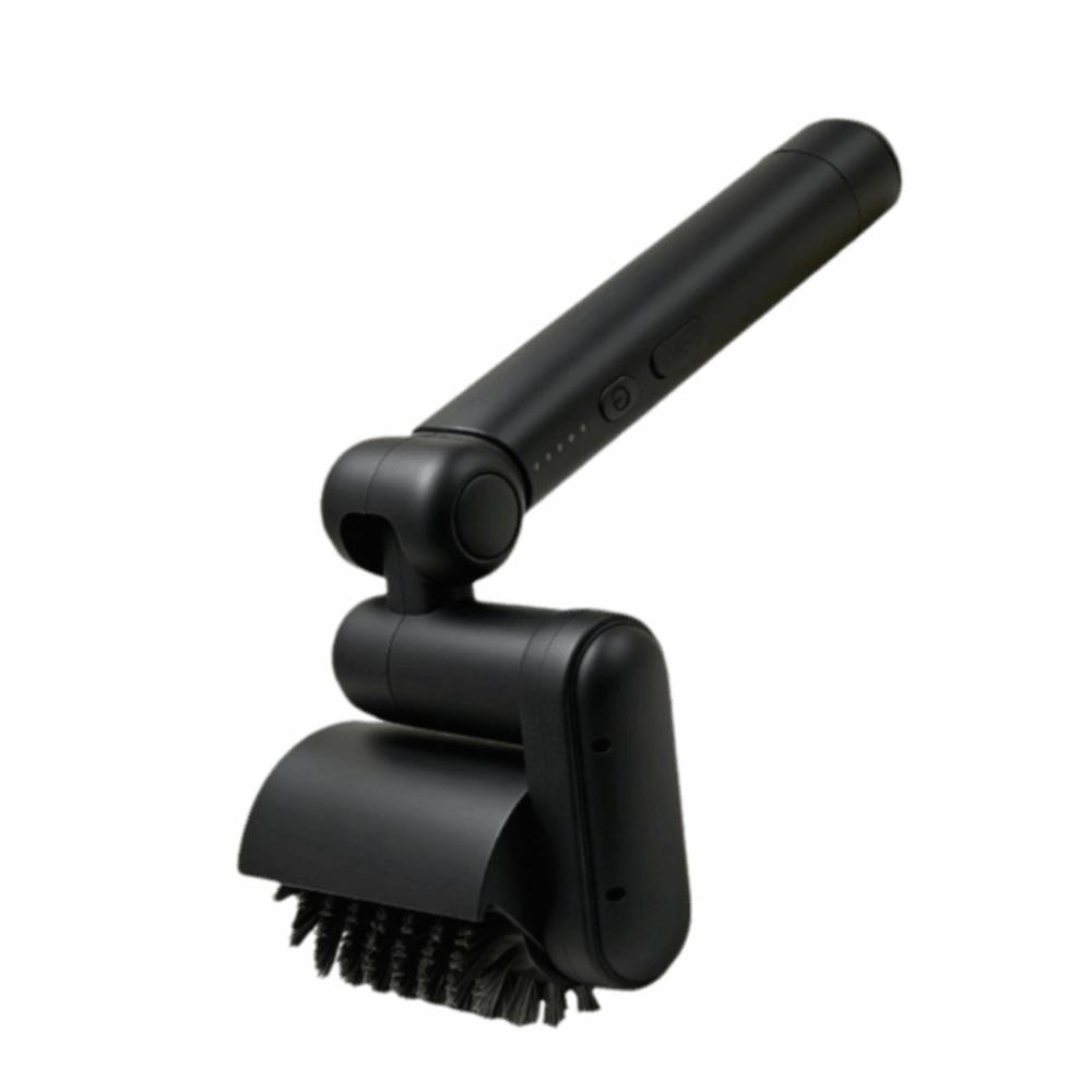 Efficient Electric Grill Brush Detachable Roller Grill Cleaner Brush  Backyard чёрный