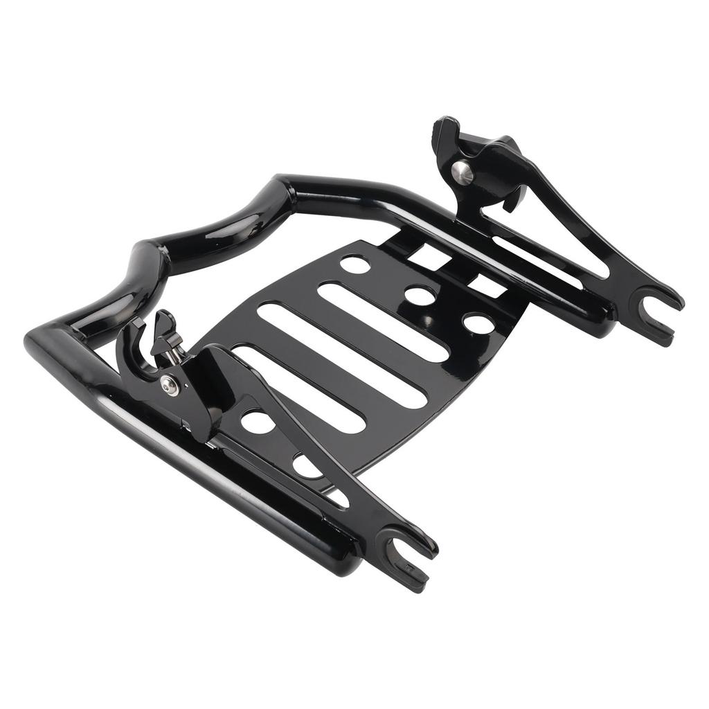 Removable Luggage Rack Carrier Glossy Black Fit For Harley Touring Model 2009-2025 Electra Glide 2009 - 2013