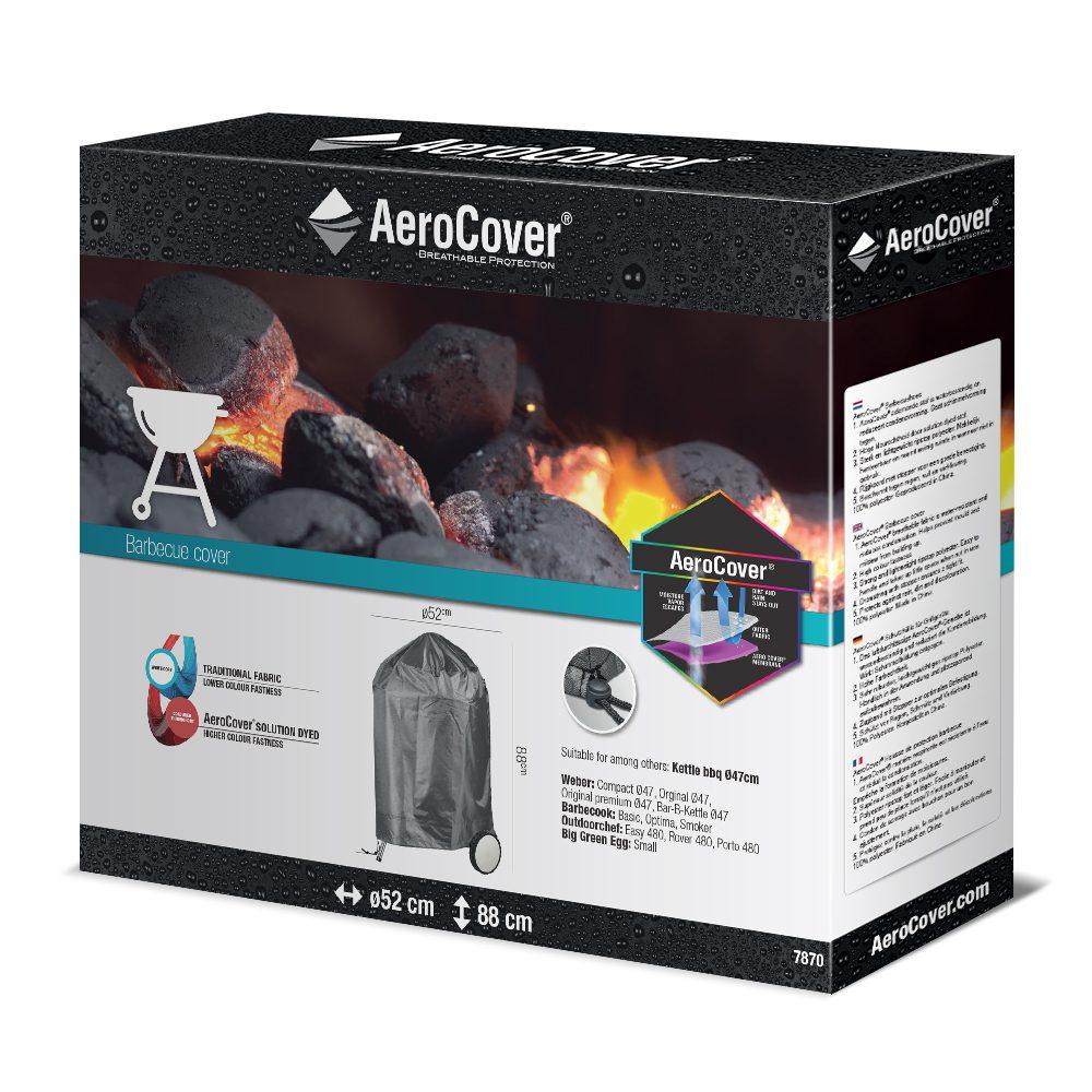 Charcoal Grill Cover 7870 Ø47X88 Aerocover Gray Homms