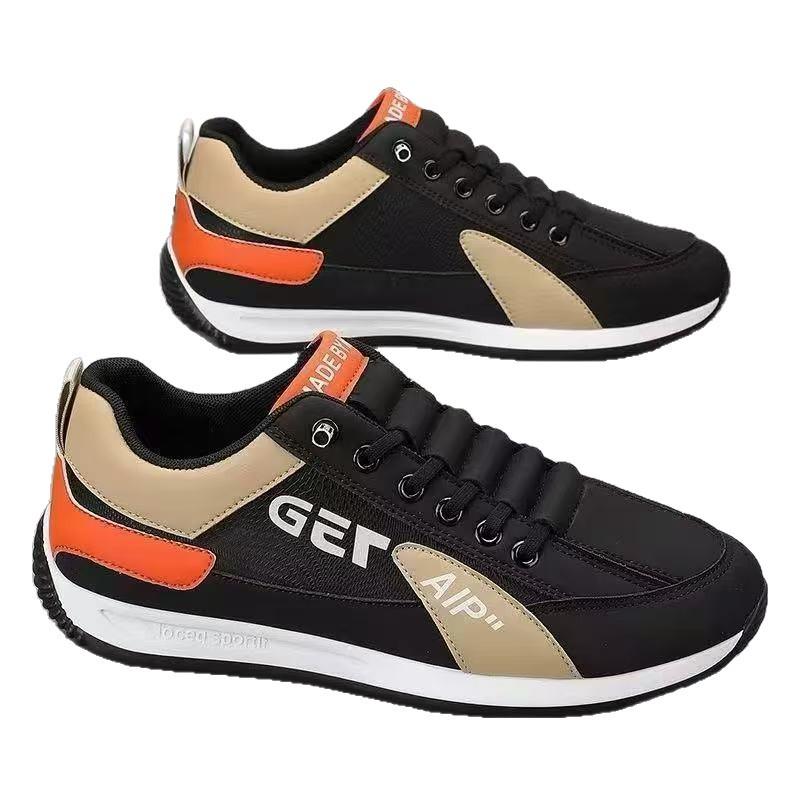 Heren 2025 Lente/Herfst Veelzijdige Casual Forest Gump Schoenen - Trendy Kleurblok voor Middelbare Leeftijd & Jonge Studenten