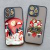 Coque de téléphone Arbre de Noël Joyeux Père Noël Pour iphone 15 14 13 12 11 Pro Max Mini XS XR X 8 Plus Paysage Coques Arrière Anti-Choc