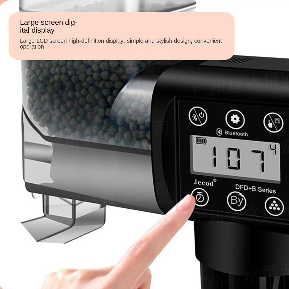 250ML/500M Aquarium Futterautomat LCD-Anzeige Automatischer Fischfutterspender für Haustierfische