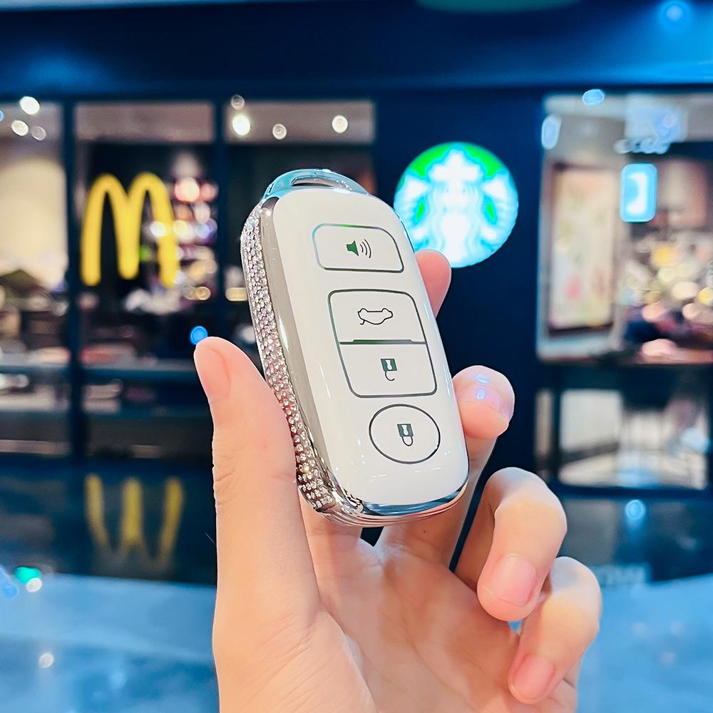 Beilu Soft Rubber Keychain for PERODUA Tianfeng Remote Car Key Protection