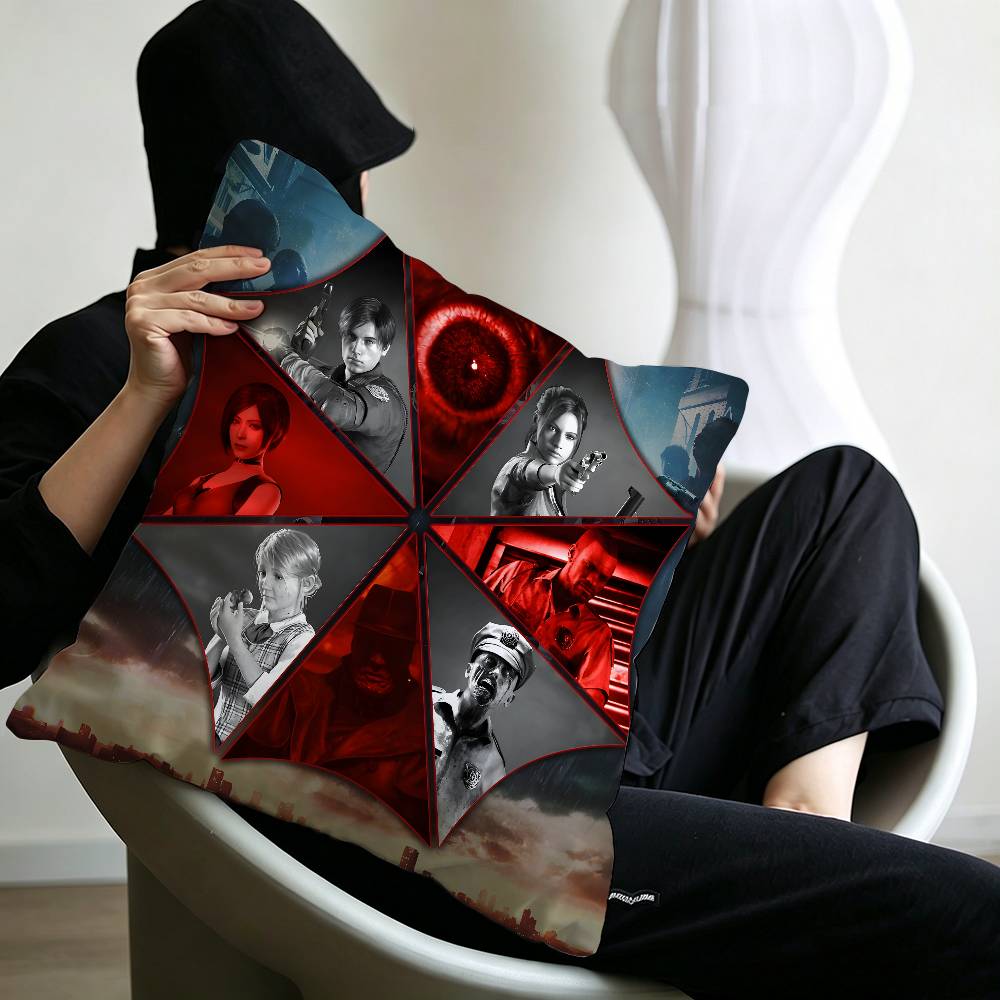 Game R-Resident E-Evil U-Umbrella Cushion Cover Decorative Pillow Sofa Home Decor case pillow cases