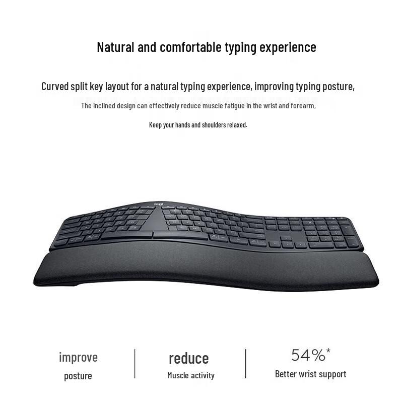 Logitech ERGO K860 Wireless Ergonomic Keyboard