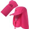 Spring and Summer Outdoor Hat Full Protection Sun Protection Face Shading Big Eaves Hat Anti-mosquito Hat