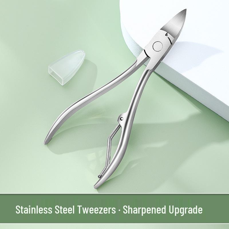 High-Quality Stainless Steel Nail Clippers & Tweezers Set for Home and Salon Use