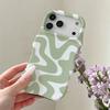 TEMU Hot-selling Wave Frame Morandi Wave Pattern Mobile Phone Case iPhone17promax Case