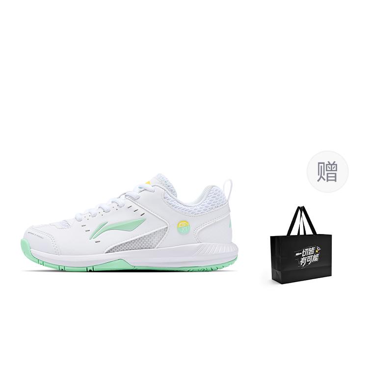 Li Ning Rocket Shoe 2.0 Slip Resistant, Breathable, Lightweight Low top Badminton Shoes Unisex Light Turquoise AYTU049-4