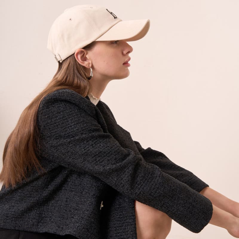 Bibyseob Logo Ball Cap Beige [T23]