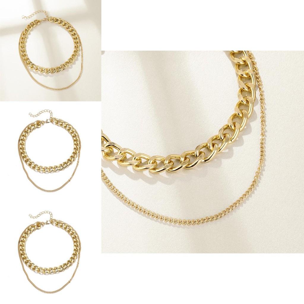 Elegant Geometric Style Women's Necklace Fashionable Alloy Snake Chain Jewelry For Every Occasion