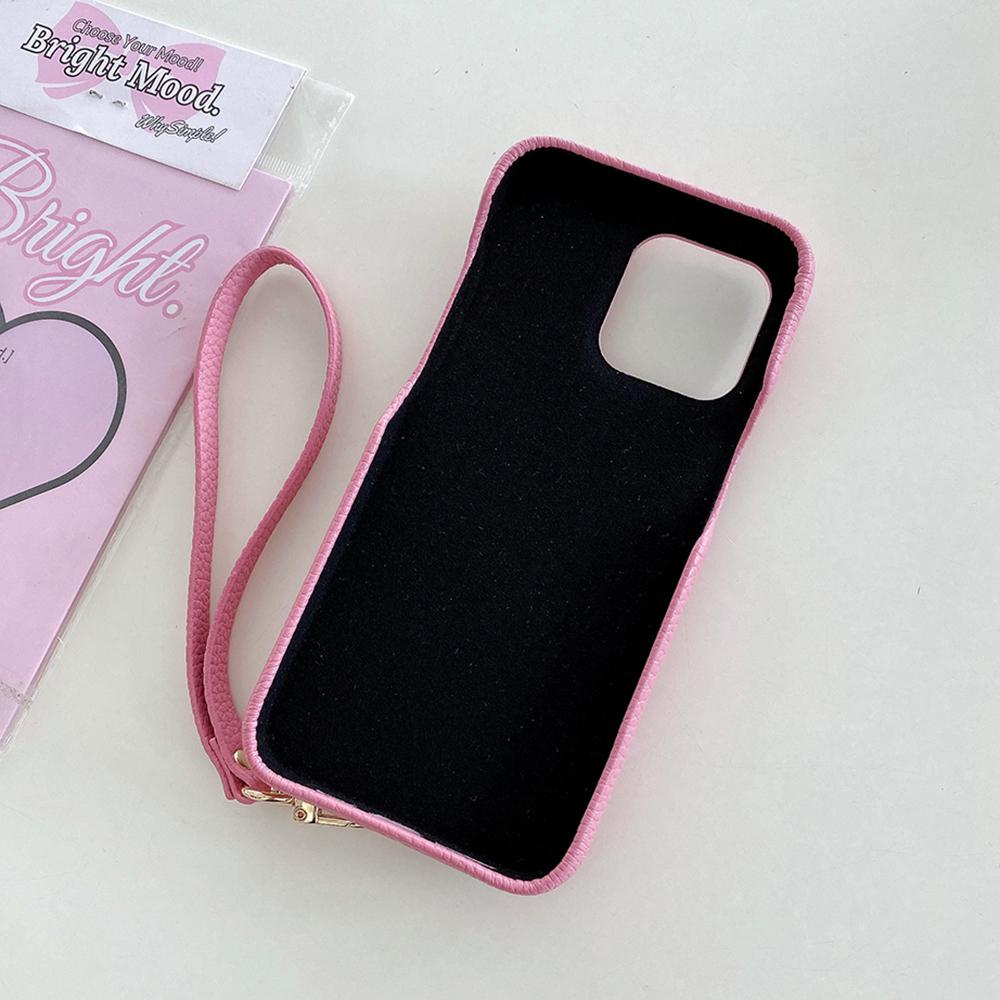 Für iPhone 16 Pro Max Hülle Multifunktionale Kartenfächer Leder Rückseite mit Handschlaufe