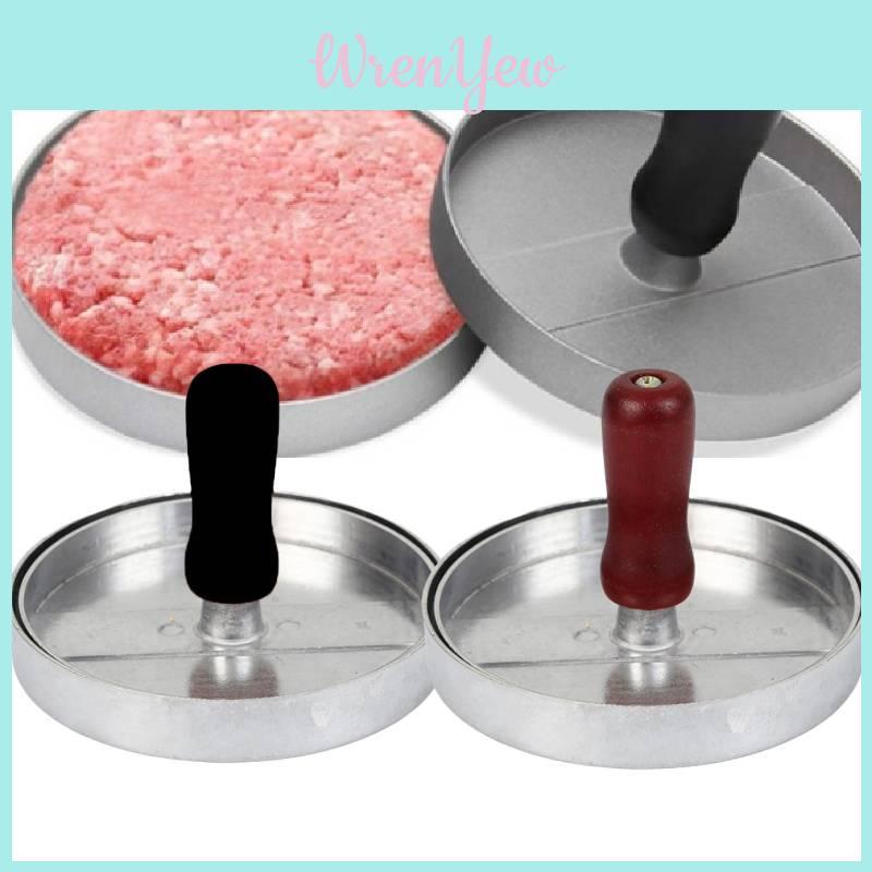 Modern Aluminum Alloy Circular Hamburger Press For Juicy Patties And Rice Balls