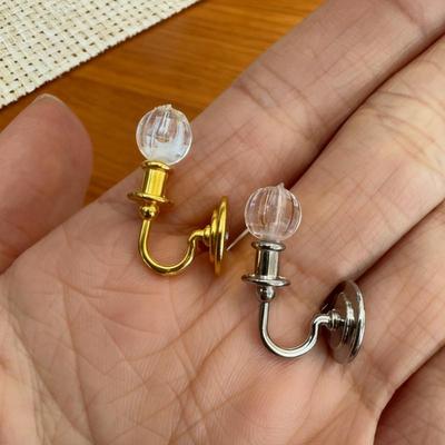 1ks Nábytek pro panenky Hračka Miniaturní domeček pro panenky Slitina Simulace Stropní lampa Závěsná lampa Mini LED Osvětlení Model Domácí dekorace