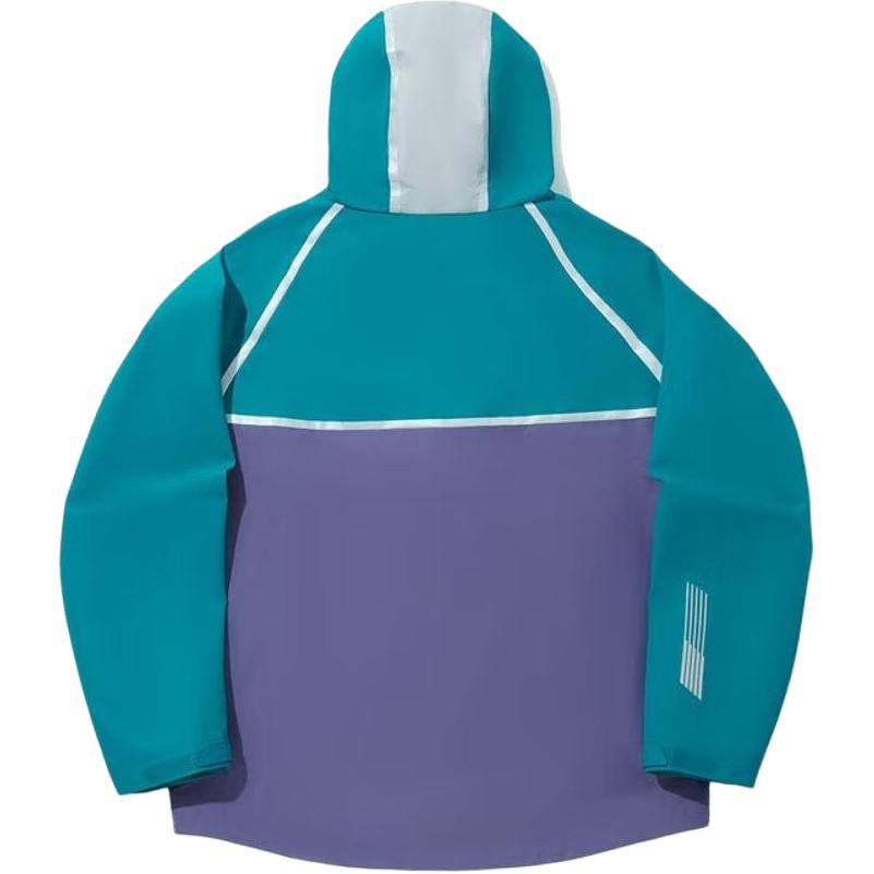 Li Ning Fashionable Sports Simple Versatile Color-Block Hooded Zipper Loose Jacket Men Jackets AFDVF55-4
