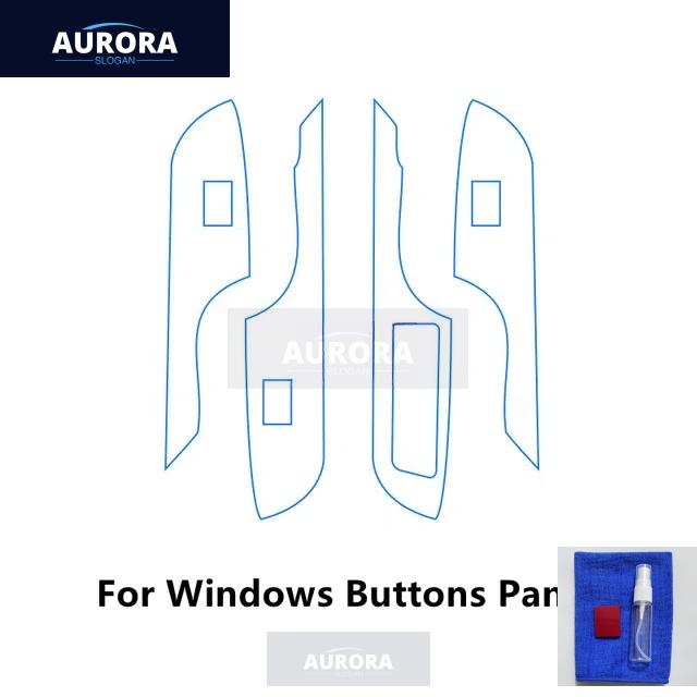 For TOYOTA VENZA/HARRIER 21-23 Car Interior Center Console Transparent TPU Protective Film Anti-scratch Repair Film Accessories