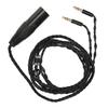 4 Pin XLR Male To Dual 3.5mm Male Headphone Cable for Arya Sundara Ananda HE400SE for MDR Z7 Z7M2 Z1