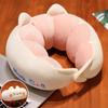Cute Cat Cartoon Caterpillar U-shaped Pillow Travel Office Lunch Break Portable Neck Pillow Protection Pillow Nap Artifact