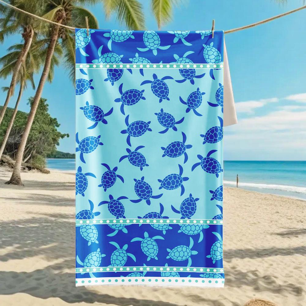 2026 Mermaid Tail Beach Towel Printed Towel Seaside Vacation Absorbent Beach Towel