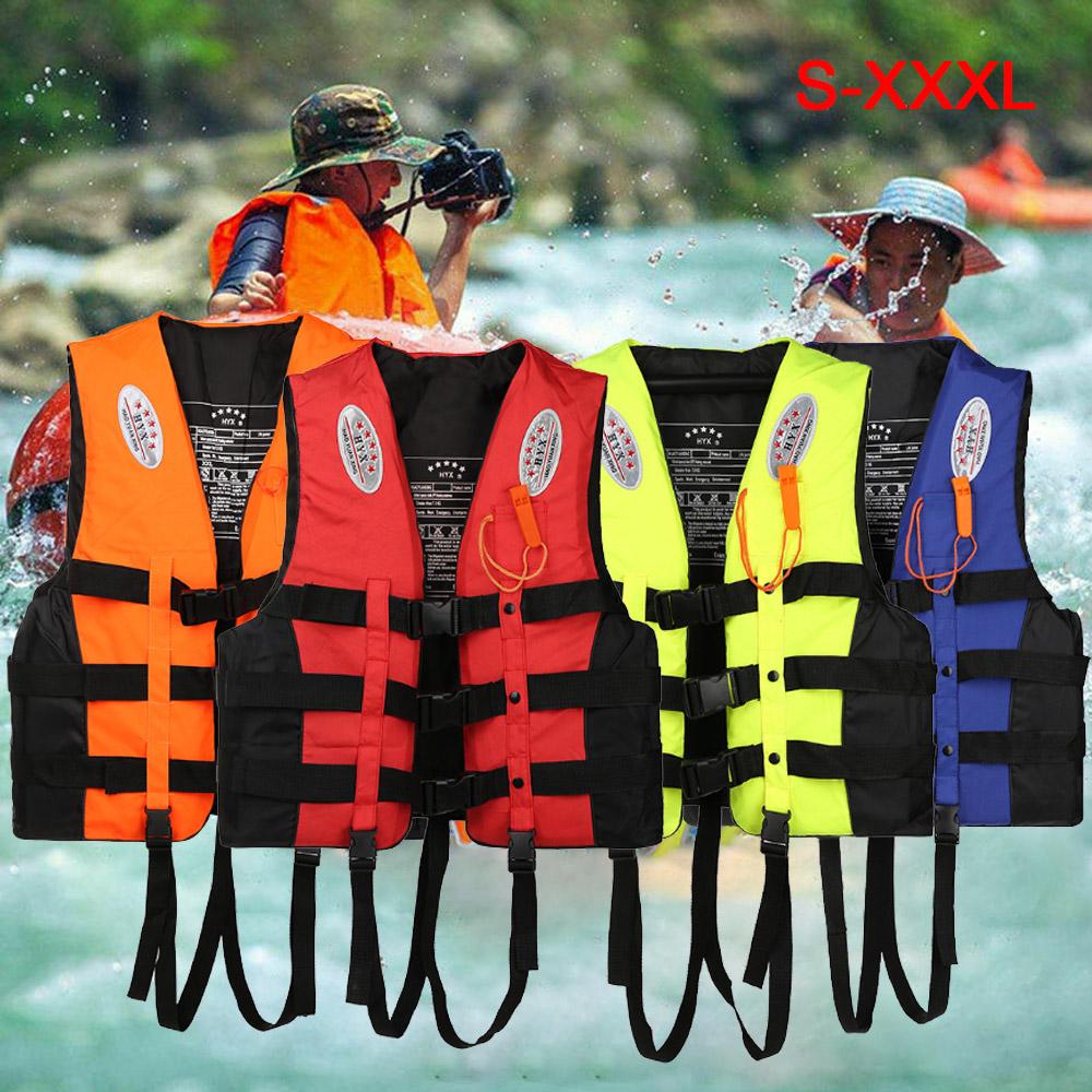 Adults//Kids Life Jacket Aid Vest Kayak Ski Buoyancy Fishing Sail Boat Watersport