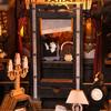 Addams Family DIY Cabin Building Blocks: Handmade Assembly Bookend Model for Halloween