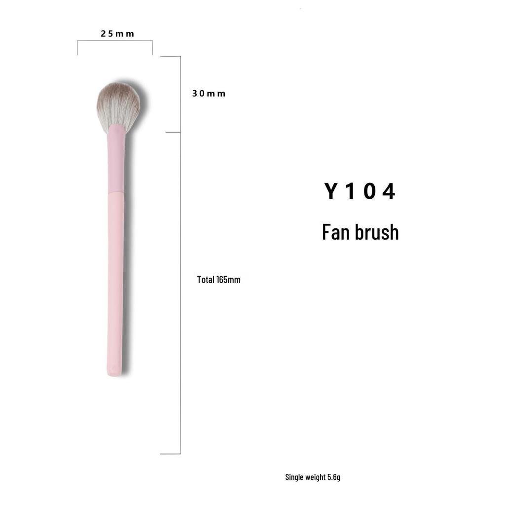 Nowy Fancy Elf Zestaw 8 Pędzli do Makijażu: Pędzle do pudru, cieni do powiek i nóż