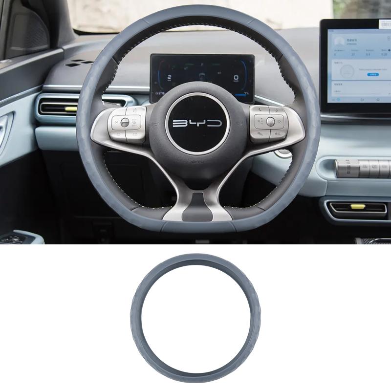 For Byd Dolphin Surf Dolphin Mini Silicone Non Slip Steering Wheel Cover Car Steering Wheel Protective Cover